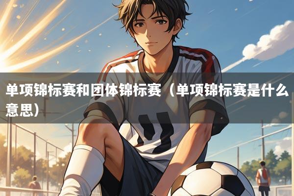 单项锦标赛和团体锦标赛(单项锦标赛是什么意思)